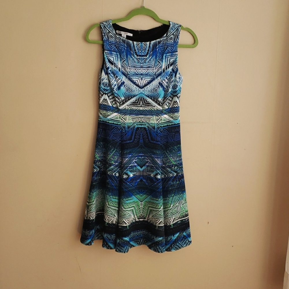 Fit and flare dress.